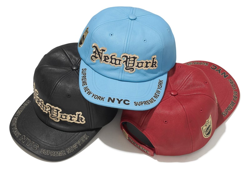 Supreme(シュプリーム) 2025FW Weel11 New York Leather 6-Panel