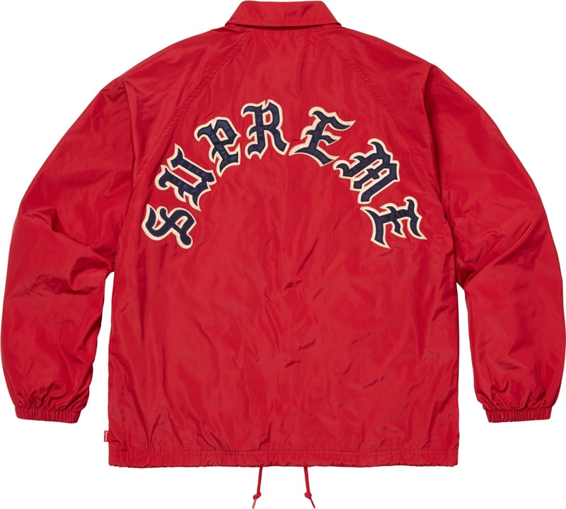 Supreme（シュプリーム） 2025FW Weel11 Old English Arc Coaches Jacket