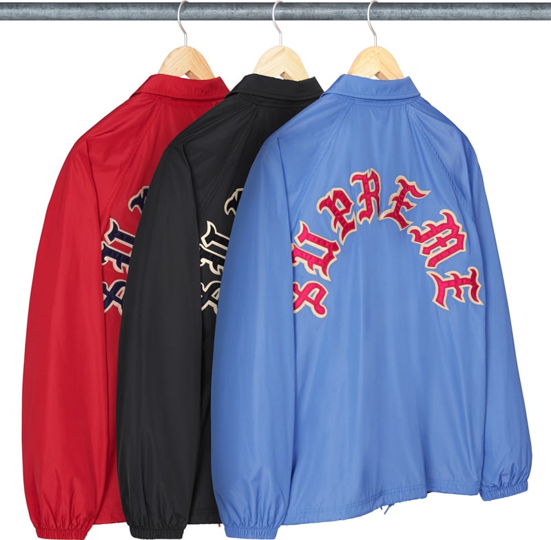 Supreme(シュプリーム) 2025FW Weel11 Old English Arc Coaches Jacket