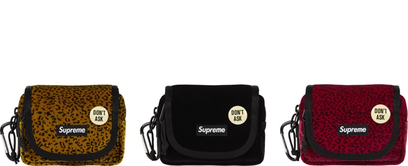 Supreme(シュプリーム) 2025FW Weel11 Velvet Mini Pouch
