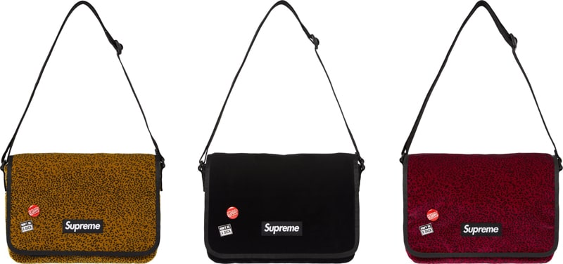 Supreme(シュプリーム) 2025FW Weel11 Velvet Small Messenger Bag