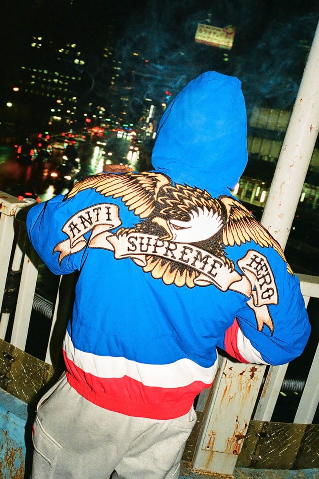 Supreme（シュプリーム） 2025FW Week12 ANTIHERO（アンタイヒーローコラボ）着用画像・着画