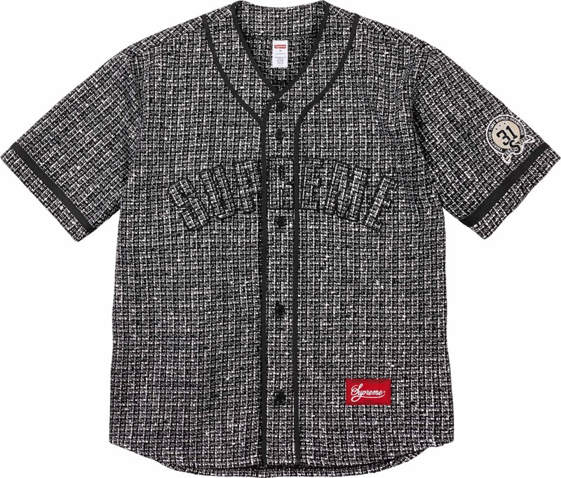 Supreme（シュプリーム） 2025FW Week13 Bouclé Baseball Jersey