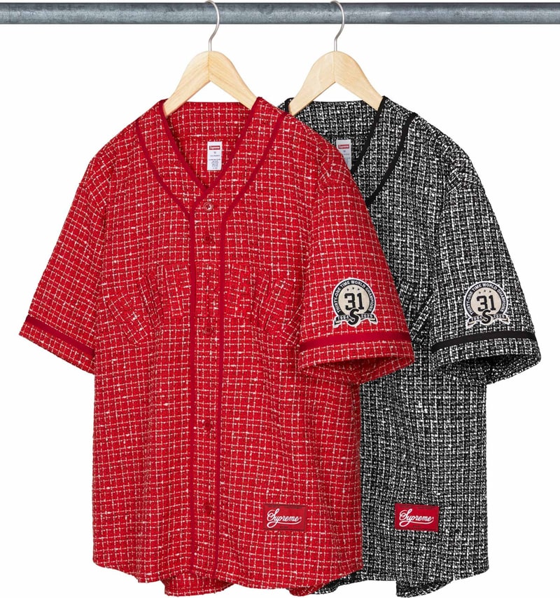 Supreme（シュプリーム） 2025FW Week13 Bouclé Baseball Jersey
