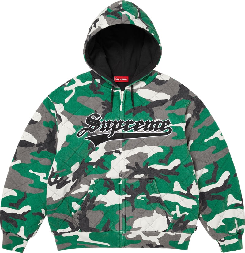 Supreme（シュプリーム） 2025FW Week13 Quilted Zip Up Hooded Sweatshirt