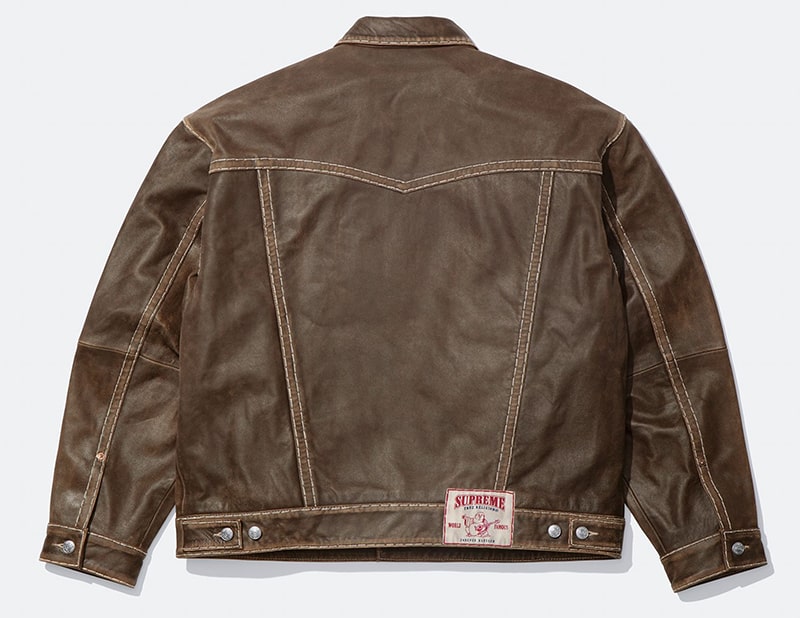 Supreme（シュプリーム） 2025FW Week13 Supreme®/True Religion® Leather Trucker Jacket