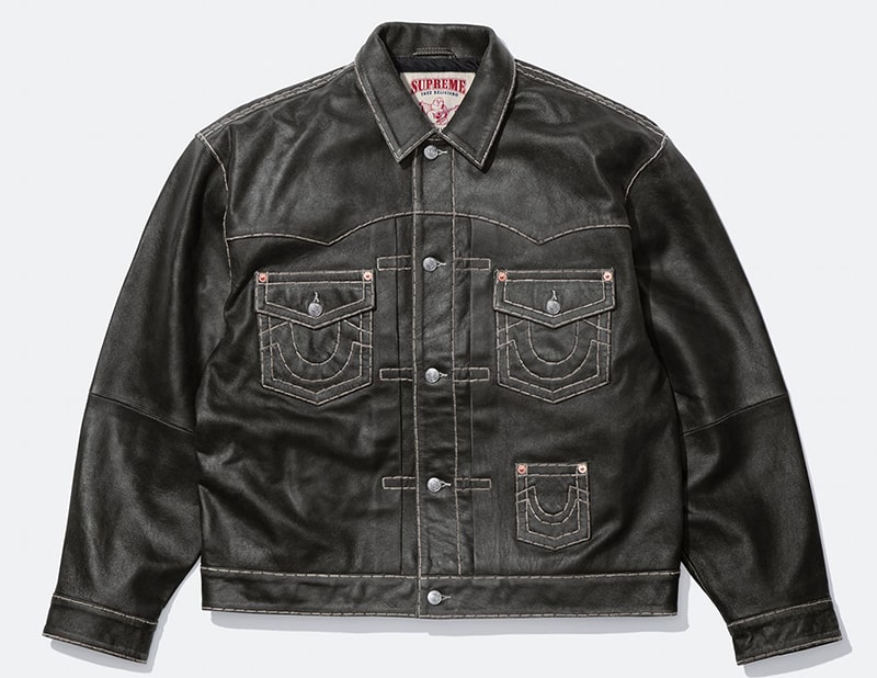 Supreme（シュプリーム） 2025FW Week13 Supreme®/True Religion® Leather Trucker Jacket