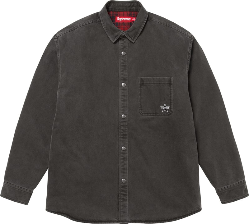 Supreme（シュプリーム） 2025FW Week14 Quilted Lined Denim Snap Shirt
