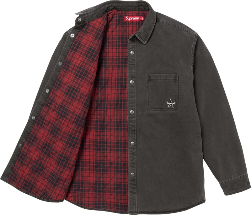 Supreme（シュプリーム） 2025FW Week14 Quilted Lined Denim Snap Shirt