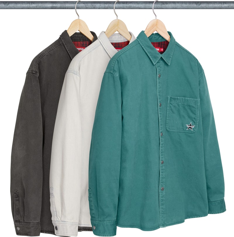 Supreme（シュプリーム） 2025FW Week14 Quilted Lined Denim Snap Shirt