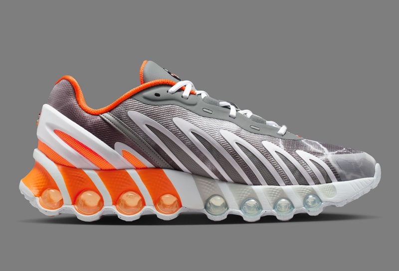 Palace Skateboards×Nike Air Max DN8 Dusty Grey/Particle Grey-White-Safety Orange（パレス × ナイキ エアマックス DN8 ダスティグレー/パーティクルグレー/ホワイト/セーフティオレンジ） IB4181-002