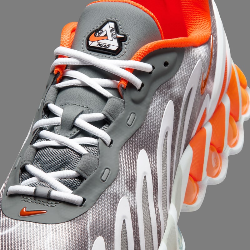 Palace Skateboards×Nike Air Max DN8 Dusty Grey/Particle Grey-White-Safety Orange（パレス × ナイキ エアマックス DN8 ダスティグレー/パーティクルグレー/ホワイト/セーフティオレンジ） IB4181-002