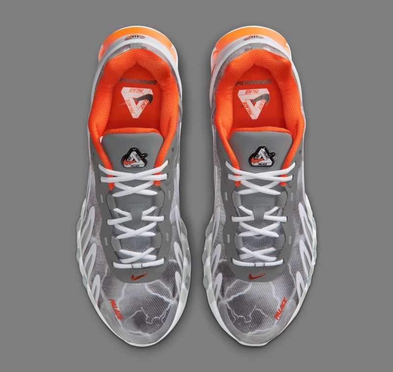 Palace Skateboards×Nike Air Max DN8 Dusty Grey/Particle Grey-White-Safety Orange（パレス × ナイキ エアマックス DN8 ダスティグレー/パーティクルグレー/ホワイト/セーフティオレンジ） IB4181-002