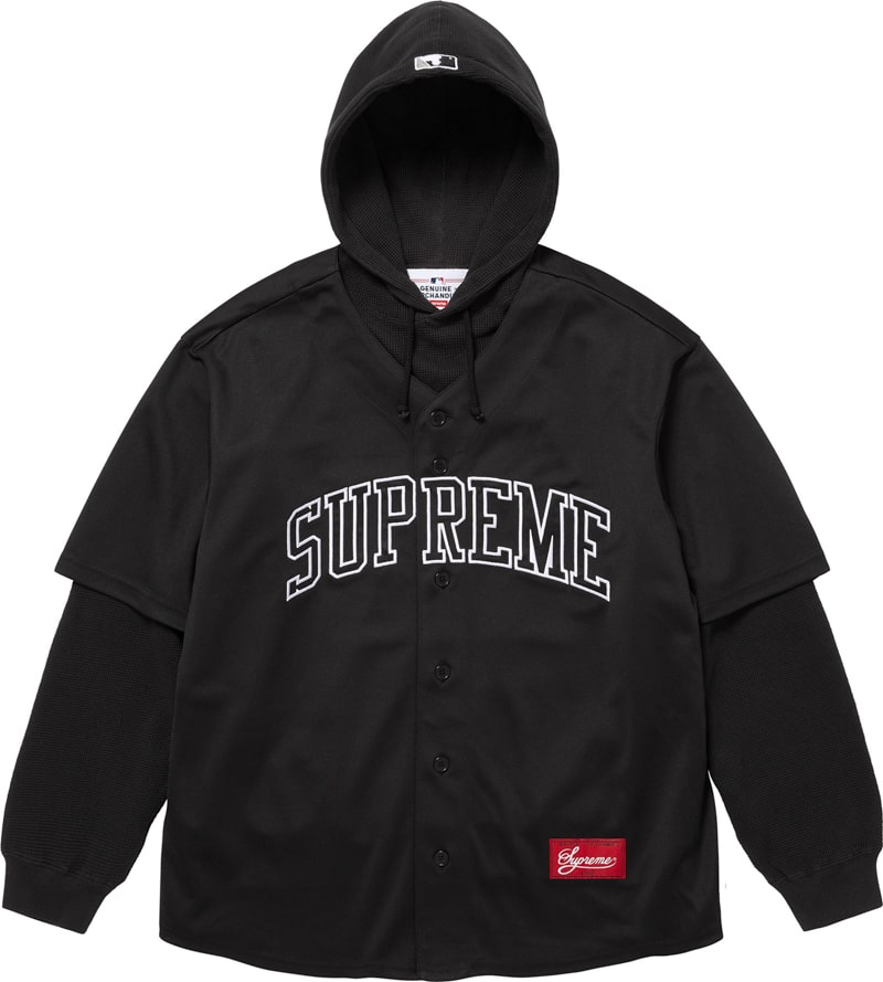 Supreme（シュプリーム） 2025FW Week17 Supreme®/Chicago White Sox™ Hooded Baseball Jersey