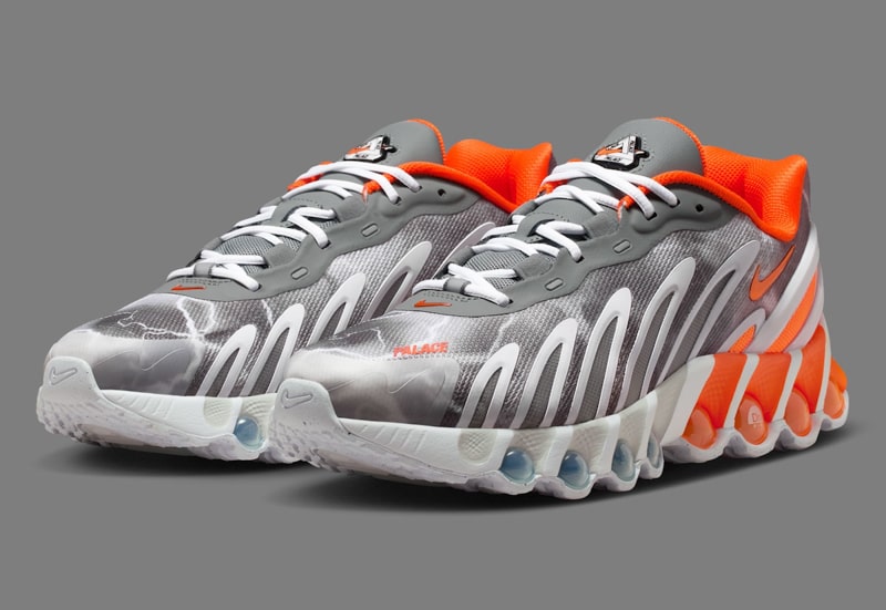 Palace Skateboards×Nike Air Max DN8 Dusty Grey/Particle Grey-White-Safety Orange(パレス × ナイキ エアマックス DN8 ダスティグレー/パーティクルグレー/ホワイト/セーフティオレンジ) IB4181-002