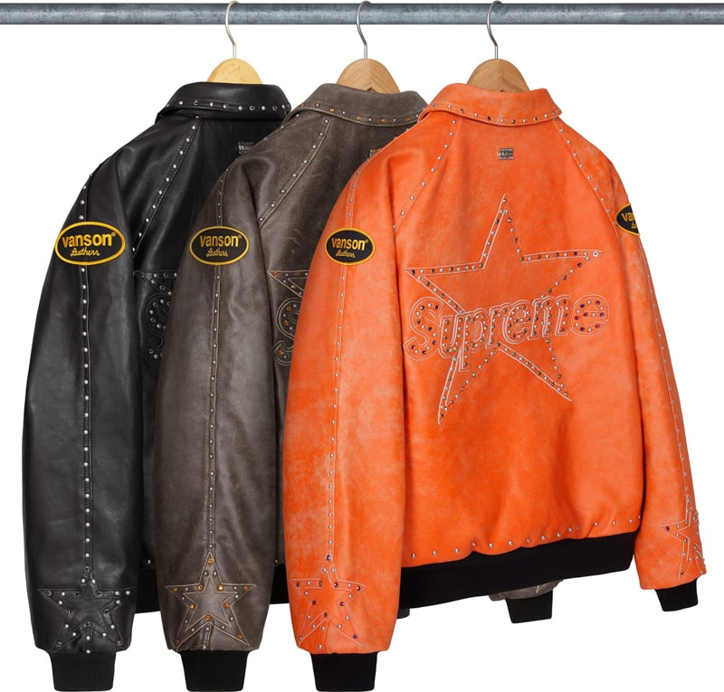 Supreme（シュプリーム） 2025FW Week15 Vanson Leathers® b.b. Simon Jacket