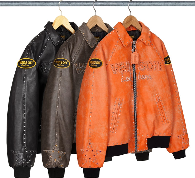 Supreme(シュプリーム) 2025FW Week15 Vanson Leathers® b.b. Simon Jacket