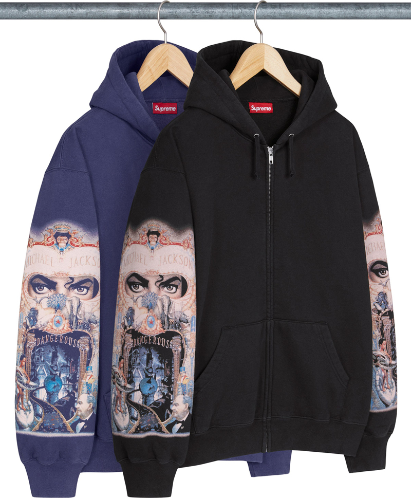 Supreme（シュプリーム） 2025FW Week18 Michael Jackson® Dangerous Zip Up Hooded Sweatshirt