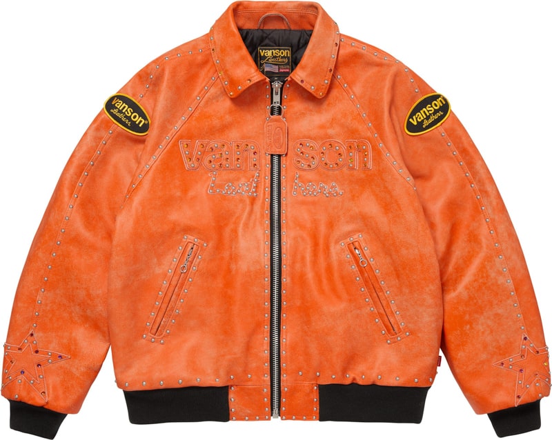 Supreme（シュプリーム） 2025FW Week15 Vanson Leathers® b.b. Simon Jacket