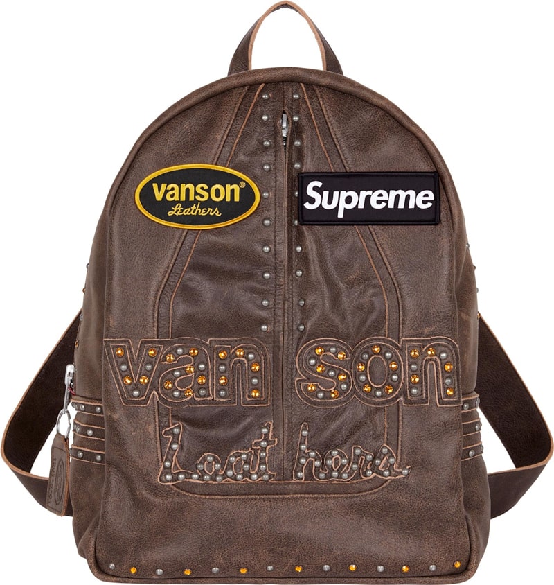 Supreme（シュプリーム） 2025FW Week15 Vanson Leathers®/b.b. Simon Backpack