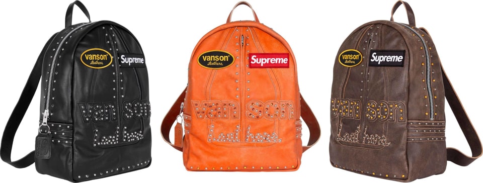 Supreme(シュプリーム) 2025FW Week15 Vanson Leathers®/b.b. Simon Backpack