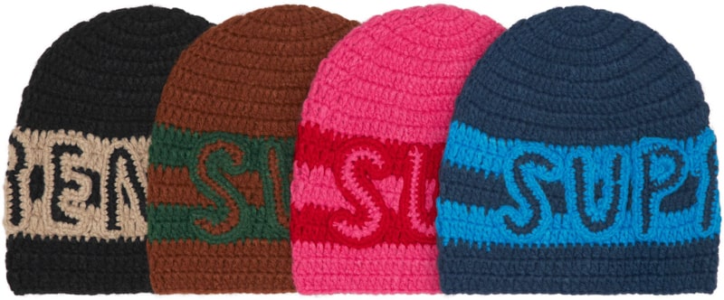 Supreme(シュプリーム) 2025FW Week15 Crochet Logo Beanie