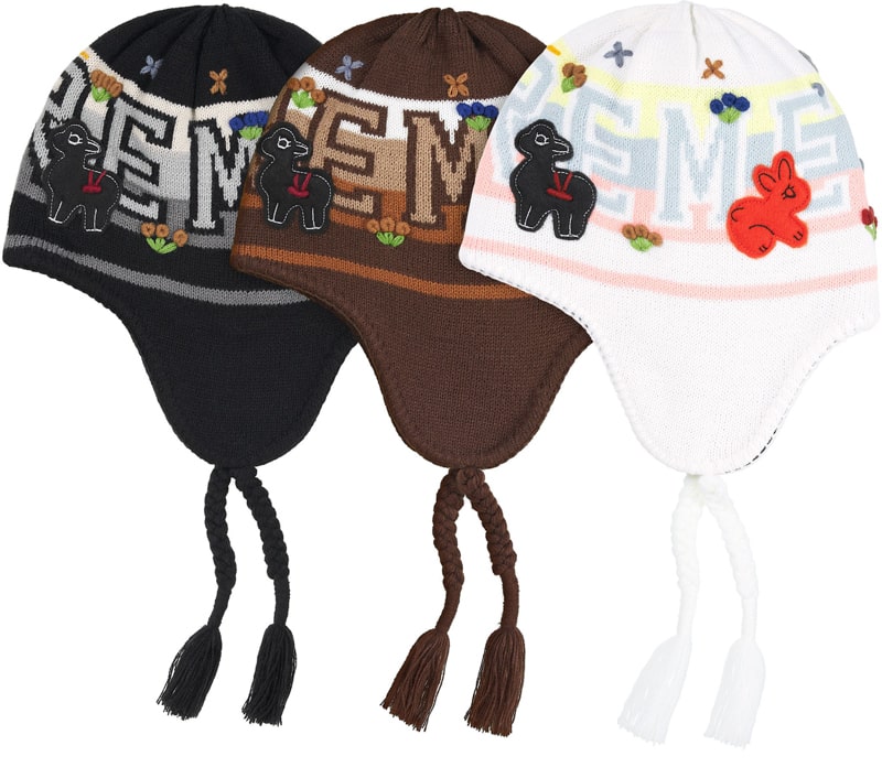 Supreme(シュプリーム) 2025FW Week15 Felt Appliqué Earflap Beanie