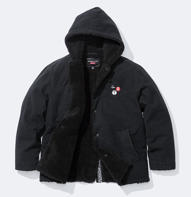 Supreme（シュプリーム） 2025FW Week16 Supreme®/Number (N)ine® Faux Shearling Hooded Coat