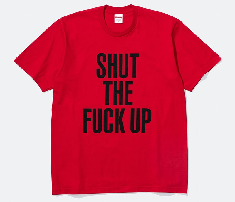 Supreme(シュプリーム) 2025FW Week16 Supreme®/Number (N)ine® Shut Up Tee