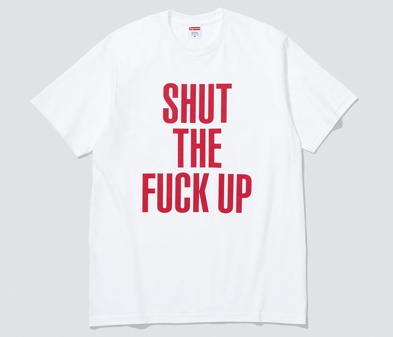 Supreme(シュプリーム) 2025FW Week16 Supreme®/Number (N)ine® Shut Up Tee
