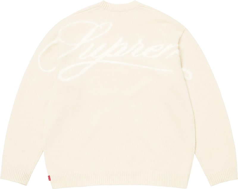 Supreme(シュプリーム) 2025FW Week17 Angora Script Sweater
