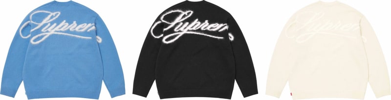Supreme(シュプリーム) 2025FW Week17 Angora Script Sweater