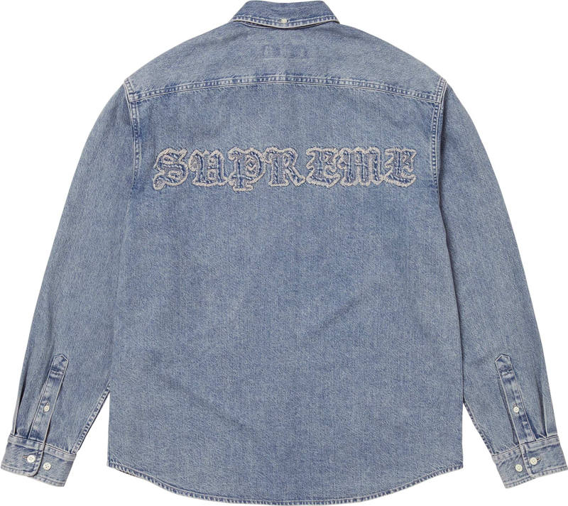 Supreme（シュプリーム） 2025FW Week18 Appliqué Denim Shirt