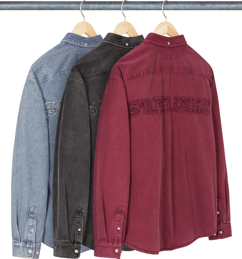 Supreme（シュプリーム） 2025FW Week18 Appliqué Denim Shirt