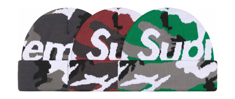 Supreme（シュプリーム） 2025FW Week18 Camo Big Logo Beanie