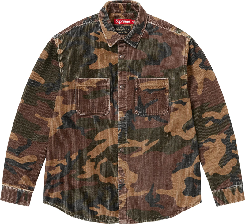Supreme（シュプリーム） 2025FW Week18 Wide Wale Corduroy Snap Shirt
