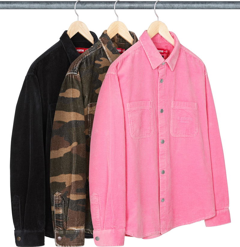 Supreme（シュプリーム） 2025FW Week18 Wide Wale Corduroy Snap Shirt
