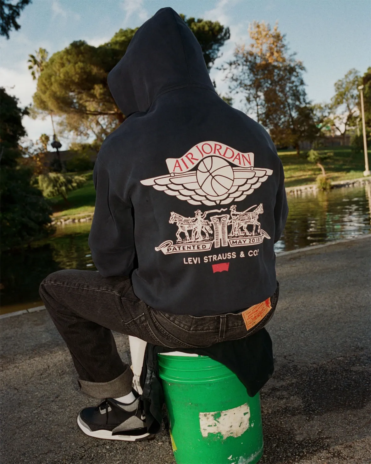 Levi’s × Jordan Brand 2026 コラボコレクション（リーバイス×ジョーダンブランド コラボコレクション）着用画像