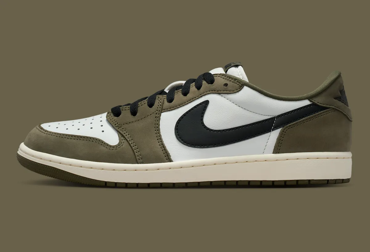 Nike Air Jordan 1 Low OG Medium Olive Summit White（ナイキ エアジョーダン1 ロー OG ミディアムオリーブ/サミットホワイト）HQ6998-200