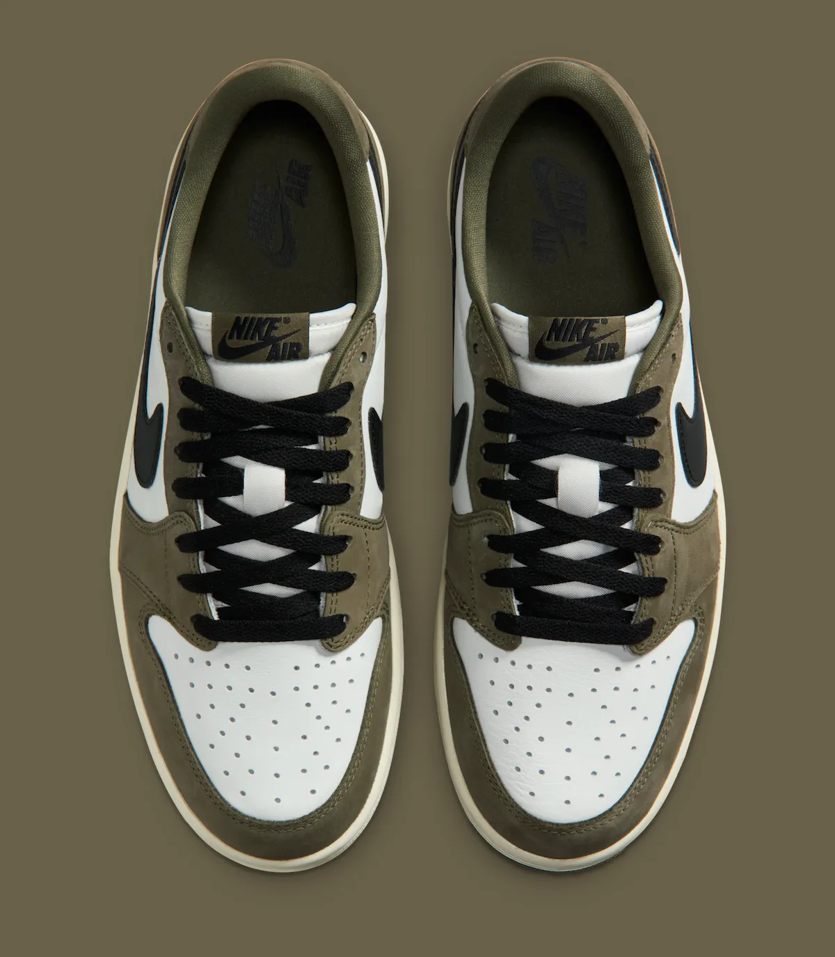 Nike Air Jordan 1 Low OG Medium Olive Summit White（ナイキ エアジョーダン1 ロー OG ミディアムオリーブ/サミットホワイト）HQ6998-200