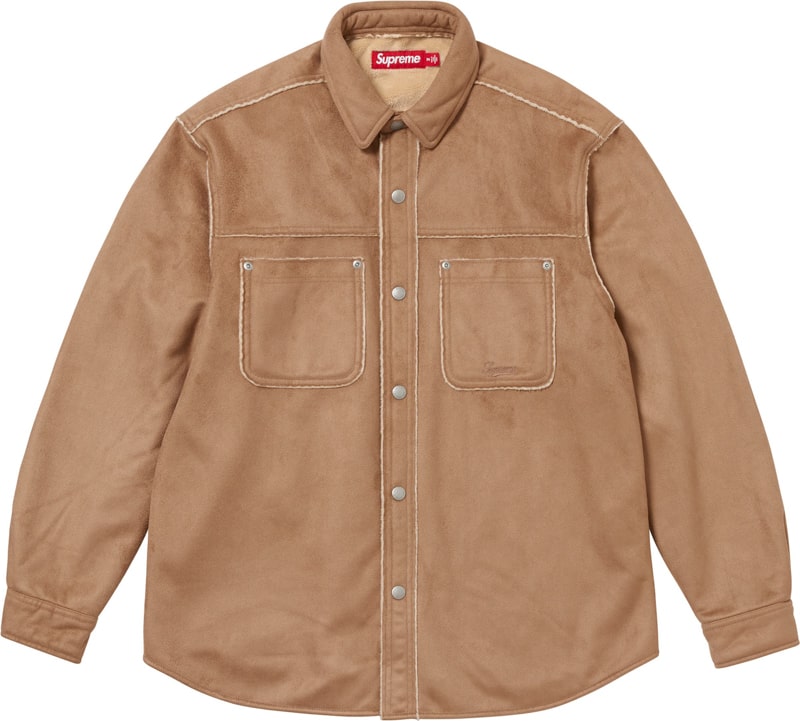 Supreme（シュプリーム） 2025FW Week19 Faux Suede Snap Shirt