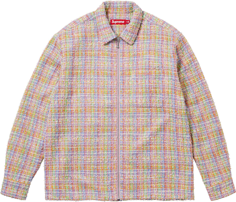 Supreme(シュプリーム) 2026SS Week1 Bouclé Zip Up Shirt