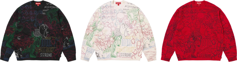 Supreme（シュプリーム） 2026SS Week1 Collage Embroidered Sweater