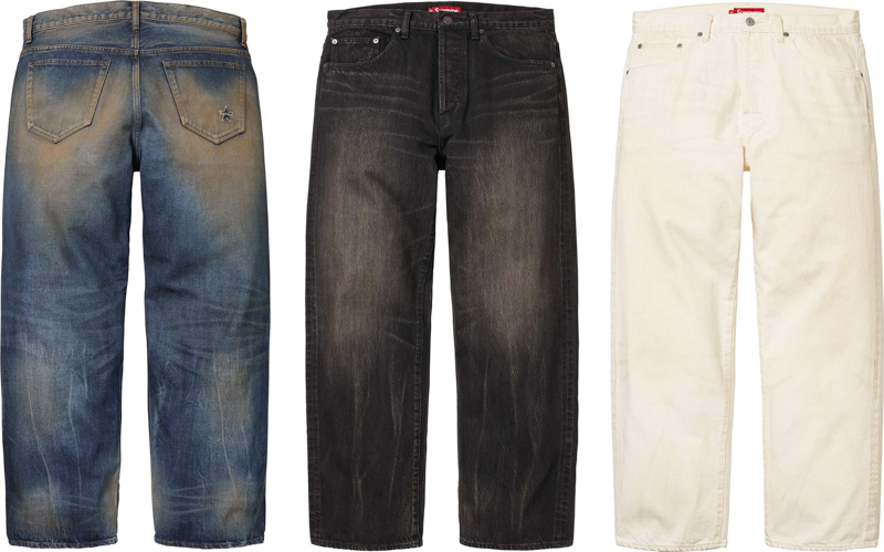 Supreme（シュプリーム） 2026SS Week1 Distressed Loose Fit Selvedge Jean