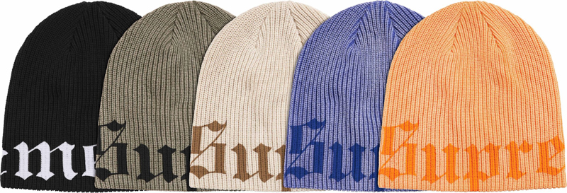 Supreme（シュプリーム） 2026SS Week1 Old English Printed Beanie