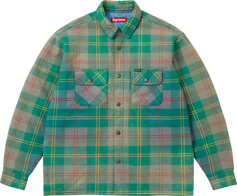Supreme（シュプリーム） 2026SS Week1 Quilted Lined Flannel Snap Shirt