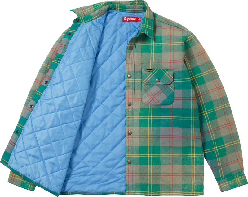 Supreme(シュプリーム) 2026SS Week1 Quilted Lined Flannel Snap Shirt