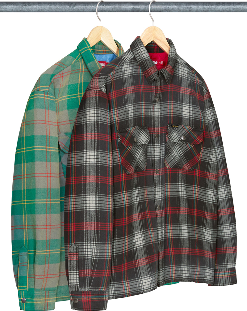 Supreme(シュプリーム) 2026SS Week1 Quilted Lined Flannel Snap Shirt
