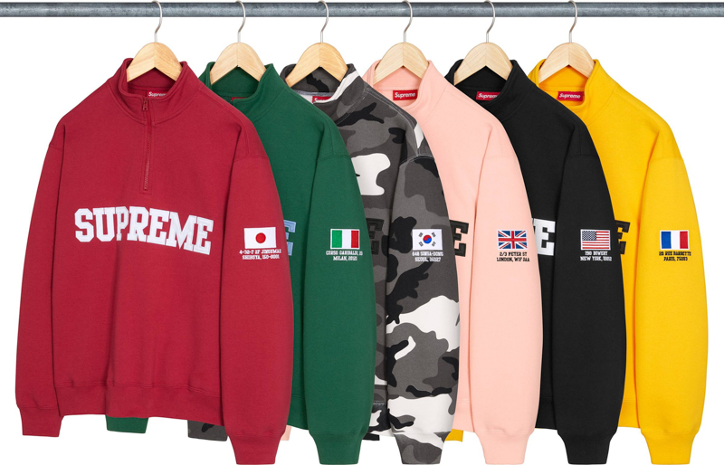 Supreme（シュプリーム） 2026SS Week1 Shop Flag Half Zip Pullover