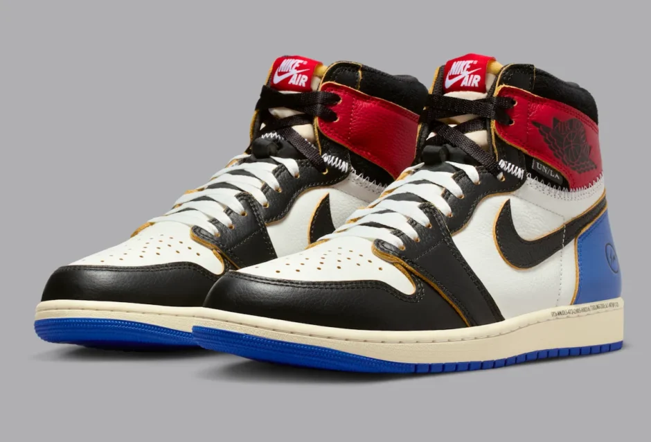 Union x Fragment x Air Jordan 1 High OG SP "Varsity Red/Sport Royal"（ユニオン×フラグメント×エアジョーダン1 ハイ OG SP “バーシティレッド/スポーツロイヤル”）IO7847-002